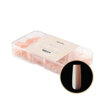 NEUTRALS GEL-X® Emma Sculpted Square Long BOX OF TIPS 150PCS - 11 SIZES