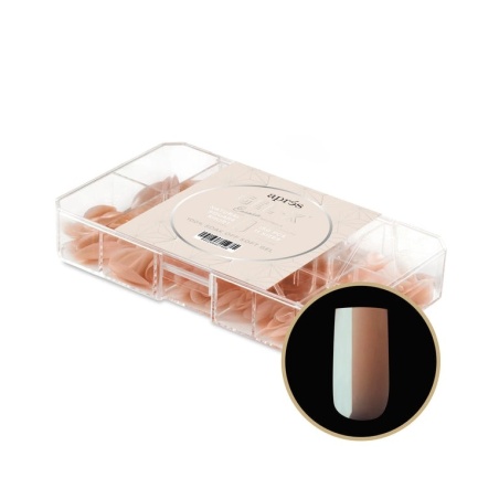 NEUTRALS GEL-X® Emma Natural Square Short BOX OF TIPS 150PCS - 11 SIZES