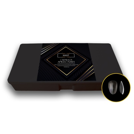CAPSULES AMERICAINES NKF Sculpted Amande Court Arrondie 500u