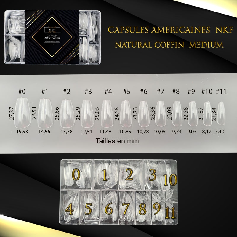 CAPSULES AMERICAINES NKF Natural Coffin Medium