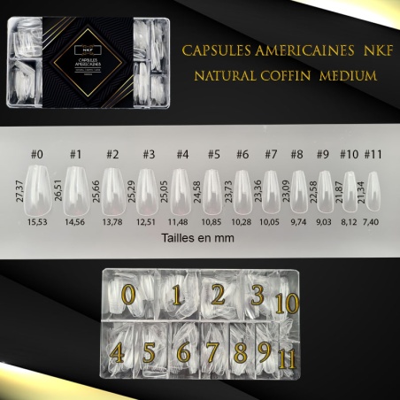 CAPSULES AMERICAINES NKF Natural Coffin Medium