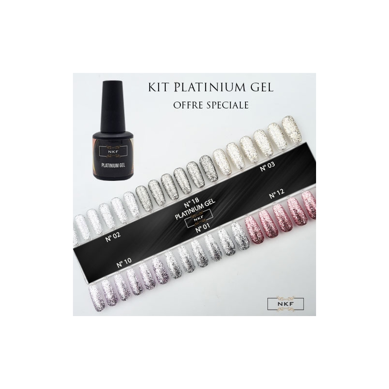 KIT PLATINIUM GEL NKF 6 couleurs