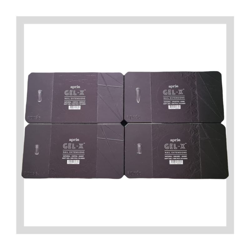 SET CAPSULES GEL-X NATURAL