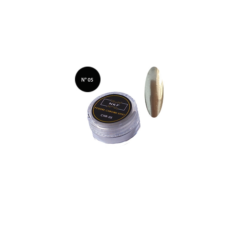 POUDRE CHROME MIROIR METALLIQUE NKF N°05