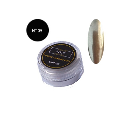 POUDRE CHROME MIROIR METALLIQUE NKF N°05