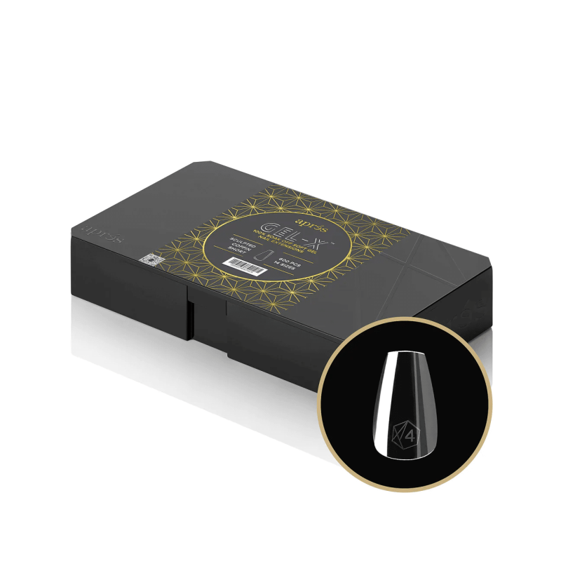 CAPSULES GEL-X SCULPTED COFFIN SHORT/COFFIN COURT 2.0 TIPS 14 TAILLES