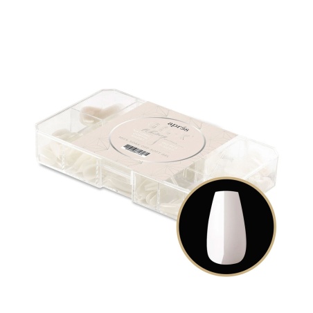 NEUTRALS GEL-X®  WHITNEY NATURAL COFFIN SHORT BOX OF TIPS 150PCS - 11 SIZES