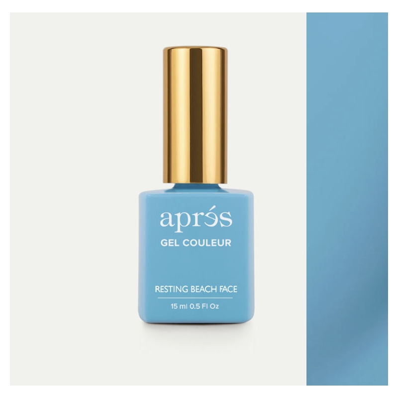 APRES GEL COULEUR RESTING BEACH FACE