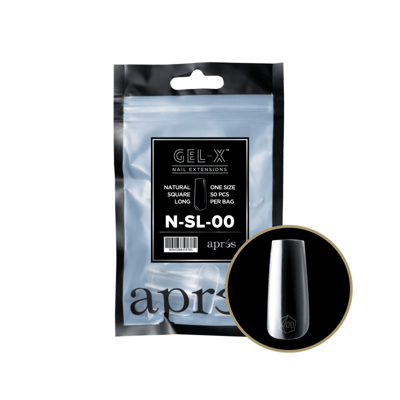 RECHARGES GEL-X® NATURAL SQUARE LONG REFILL BAG