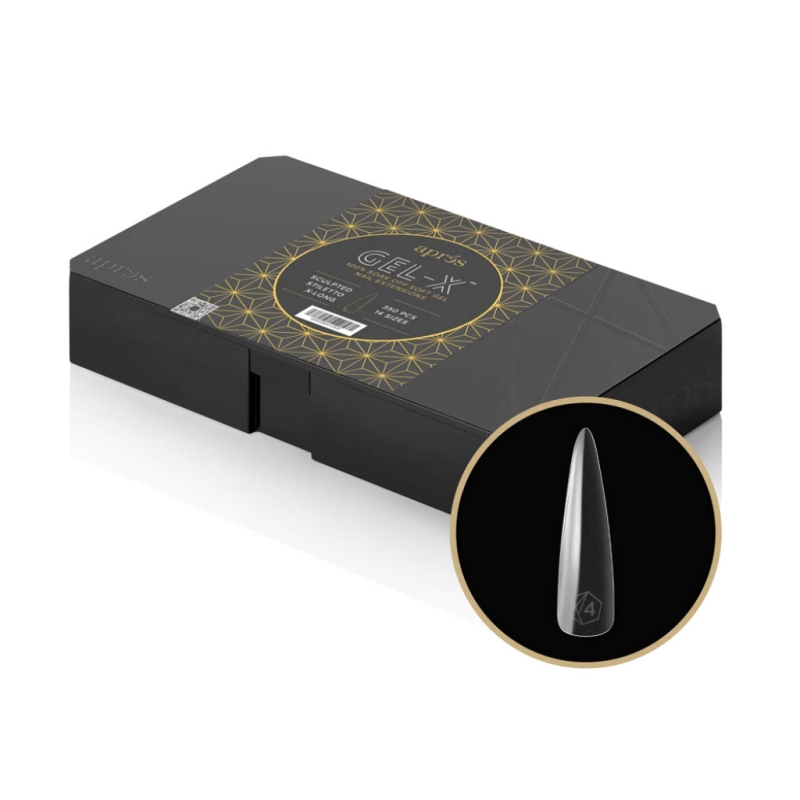 GEL-X® SCULPTED STILETTO EXTRA EXTRA LONG BOX OF TIPS- PRO (420PCS)