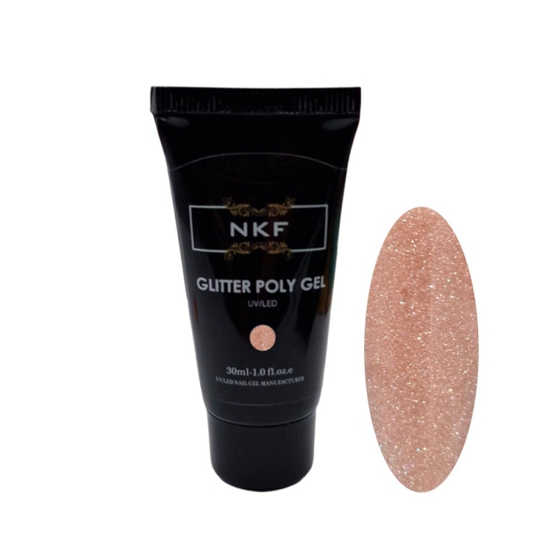 GLITTER POLY GEL NKF N°03